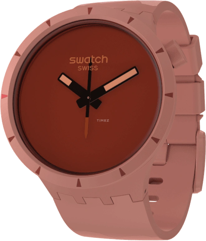 Swatch,THE BOLD 47mm,47mm,Bioceramic,Ceramic,Red,Sapphire,Crystal Glass,SB03R100