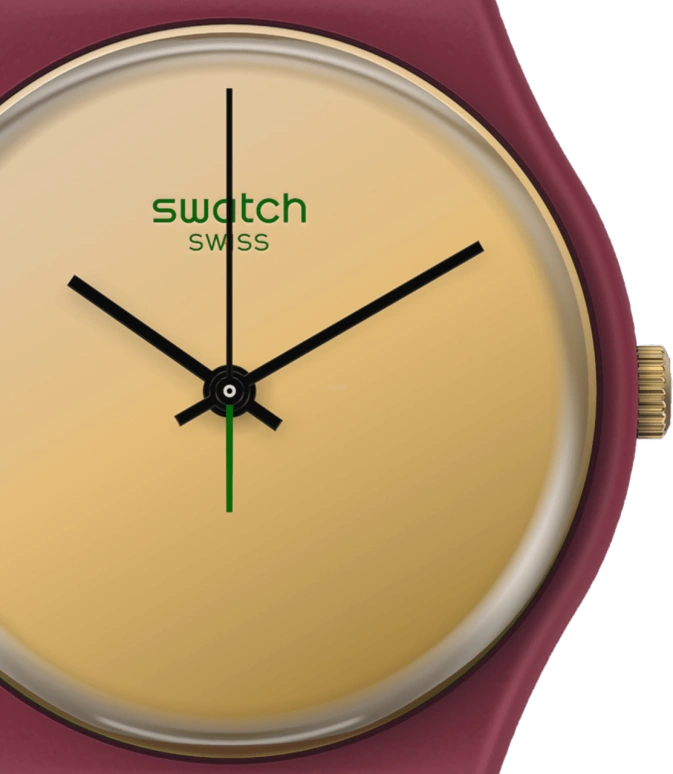 Swatch,Originals 34mm,34mm,Bioceramic,Gold,SO28R102