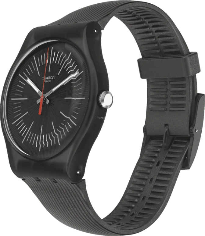 Swatch,Originals 41x47.40mm,41x47.40mm,Plastic,Black,SUOB178