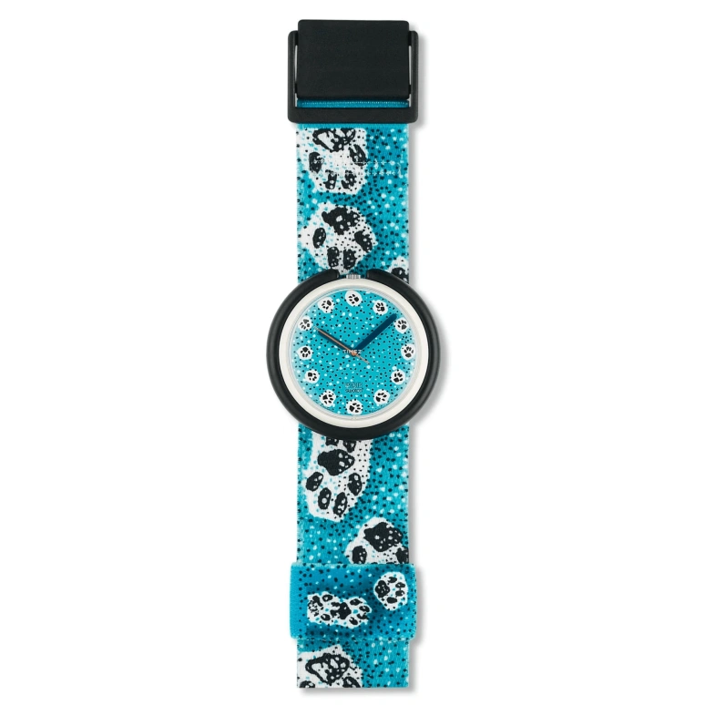 Swatch,Other 40mm,40mm,Plastic,Green,Automatic,Sapphire,Crystal Glass,Round,PWBW103