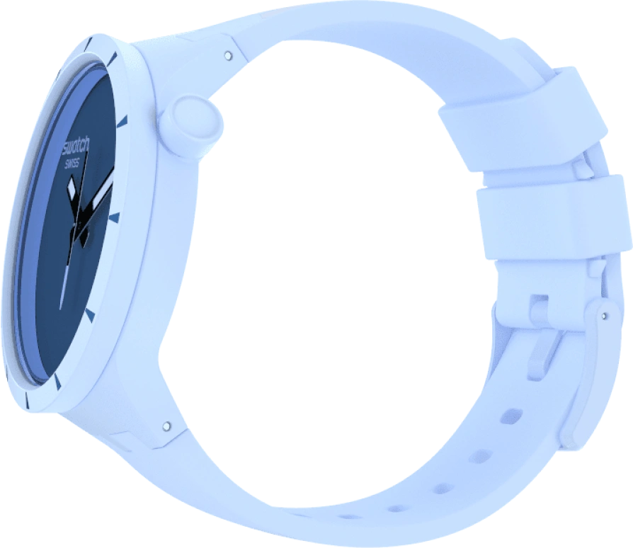 Swatch,THE BOLD 47mm,47mm,Bioceramic,Ceramic,Blue,Sapphire,Crystal Glass,SB03N102