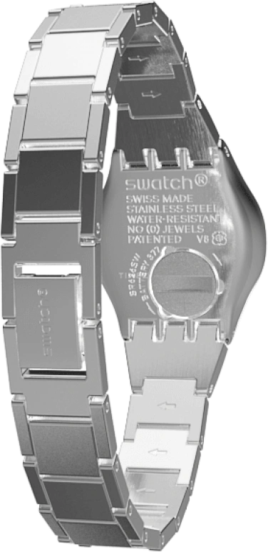 Swatch,IRONY 25mm,25mm,Stainless Steel,Blue,YSS222G
