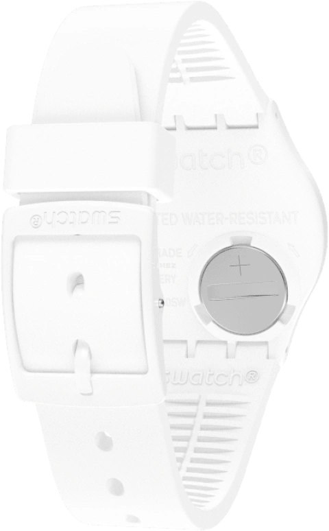 Swatch,Originals 39.20mm,39.20mm,Plastic,White,Sapphire,Crystal Glass,GW716
