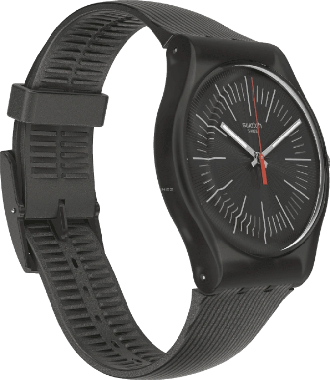 Swatch,Originals 41x47.40mm,41x47.40mm,Plastic,Black,SUOB178