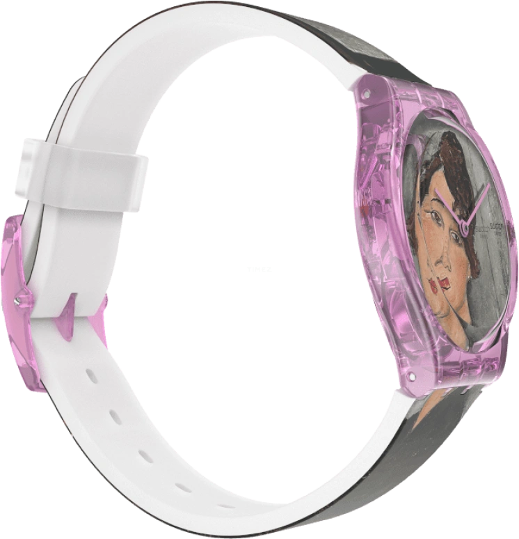 Swatch,Originals 34mm,34mm,Plastic,Multi-Color,Quartz,Sapphire,Crystal Glass,Round,GZ356