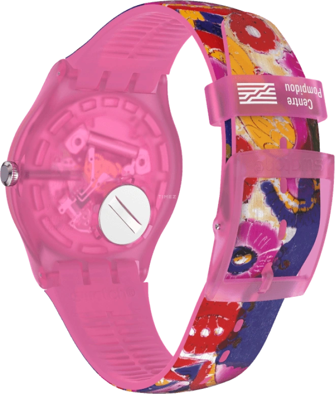 Swatch,Originals 41mm,41mm,Plastic,Multi-Color,Quartz,Sapphire,Crystal Glass,Round,SUOZ341