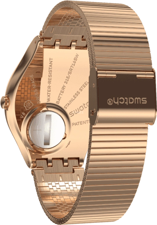 Swatch,SKIN ,Stainless Steel,Gold,SYXG101GG