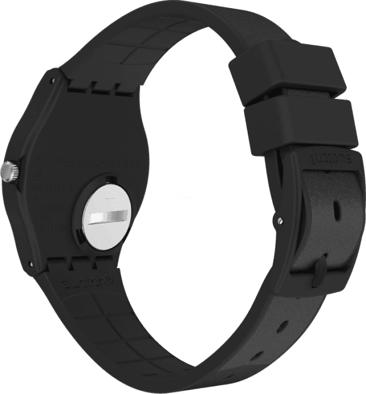 Swatch,Originals 34mm,34mm,Plastic,Black,GB326