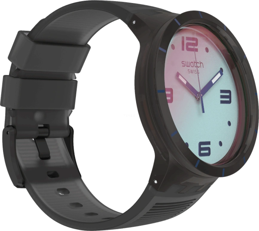 Swatch,Originals 47mm,47mm,Plastic,Sapphire,Crystal Glass,Closed,SO27B121