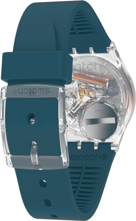 Swatch,Originals 34x39.20mm,34x39.20mm,Plastic,Coffee,Cyan,GE721