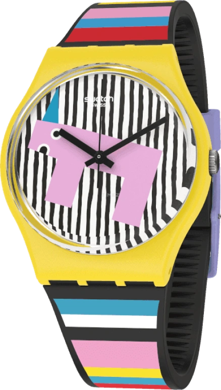 Swatch,Originals 34mm,34mm,Plastic,Closed,GZ341