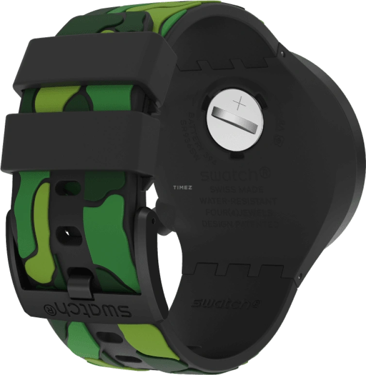 Swatch,THE BOLD 47mm,47mm,Plastic,Black,SB02B409