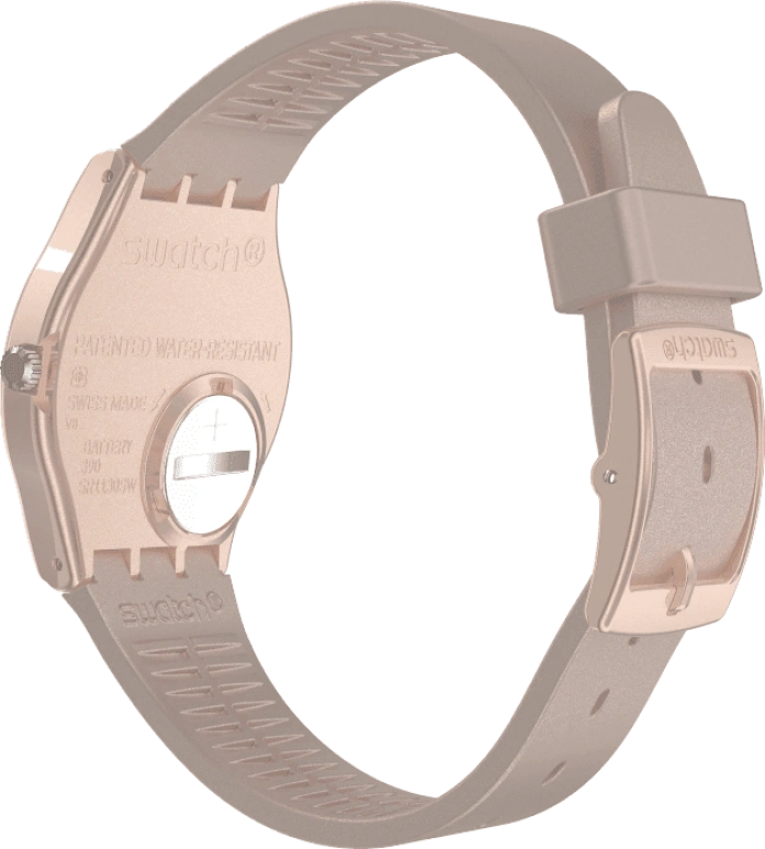 Swatch,Originals 34mm,34mm,Plastic,Pink,Sapphire,Crystal Glass,GP403