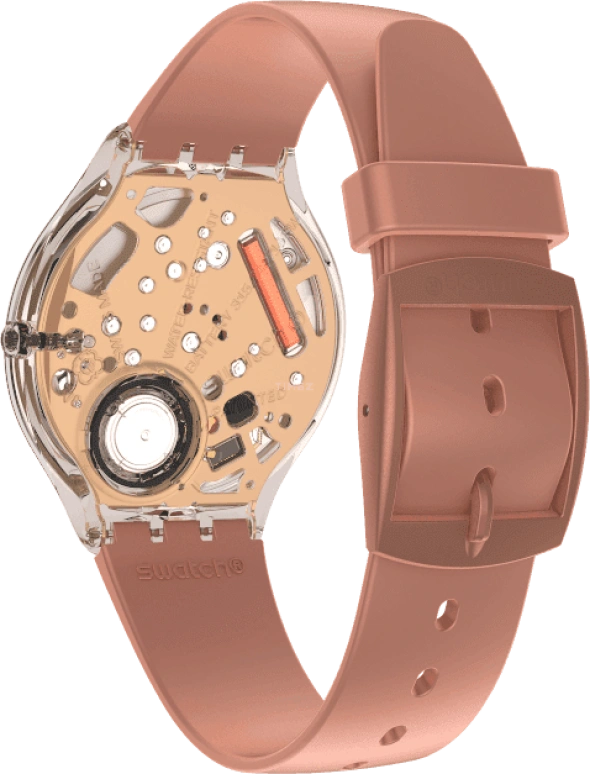 Swatch,SKIN 36.80mm,36.80mm,Plastic,Pink,SVOK108
