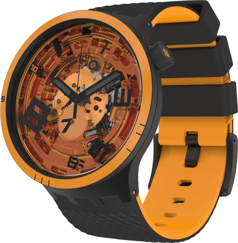 Swatch,Other 47mm,47mm,Sapphire,Crystal Glass,SB01B127
