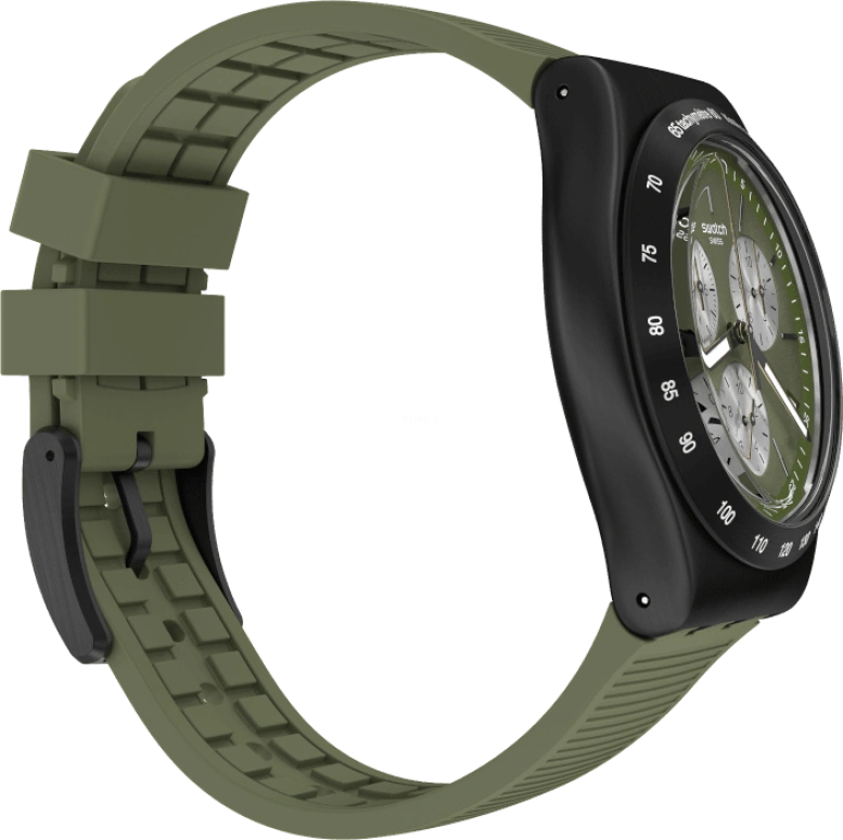 Swatch,IRONY 43x49mm,43x49mm,Green,YVB411