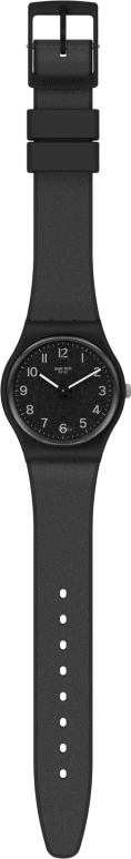 Swatch,Originals 34mm,34mm,Plastic,Black,GB326