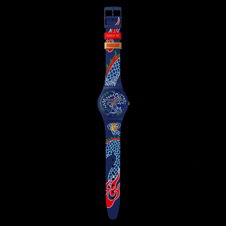 Swatch,Originals 34mm,34mm,Bio-sourced,Blue,Quartz,Round,SO28Z125