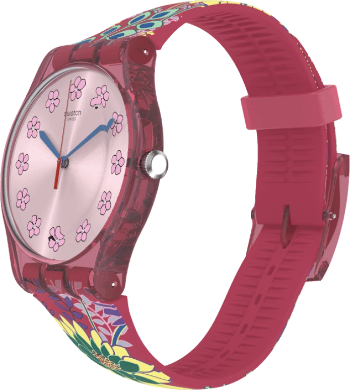 Swatch,Originals 41mm,41mm,Plastic,Pink,SUOP112