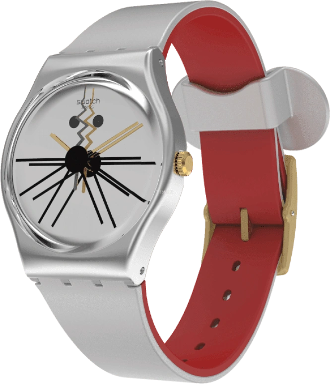 Swatch,Originals 34mm,34mm,Plastic,Sapphire,Crystal Glass,GZ327