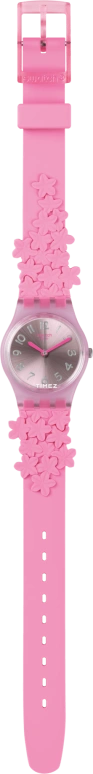 Swatch,Originals 25mm,25mm,Plastic,Pink Red,Quartz,Tonneau,Pink,LP146
