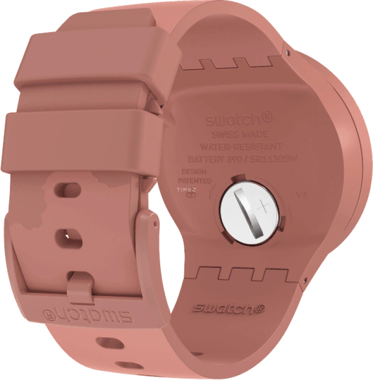 Swatch,THE BOLD 47mm,47mm,Bioceramic,Ceramic,Red,Sapphire,Crystal Glass,SB03R100