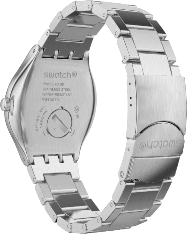 Swatch,IRONY 42.70mm,42.70mm,Stainless Steel,Black,YWS439G