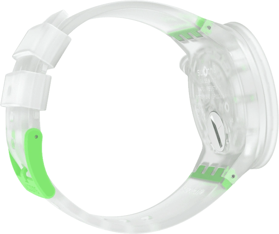 Swatch,THE BOLD 47mm,47mm,Plastic,White,SO27E104