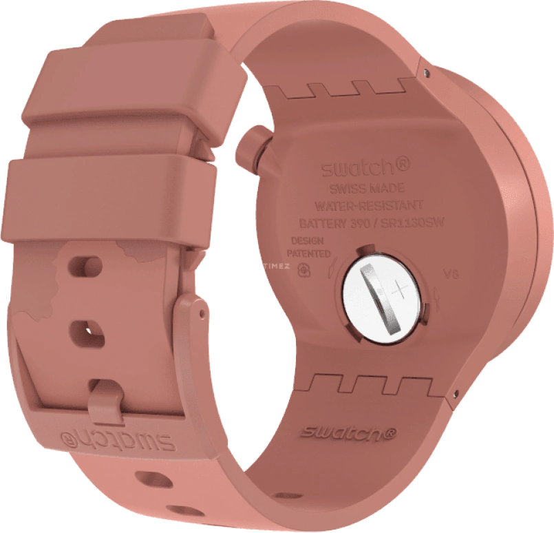 Swatch,THE BOLD 47mm,47mm,Bioceramic,Ceramic,Red,Sapphire,Crystal Glass,SB03R100