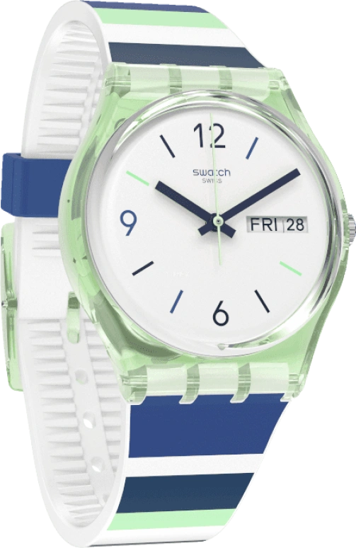 Swatch,Originals 34mm,34mm,Plastic,White,Open,GG711