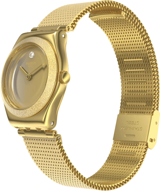 Swatch,IRONY 25x28.70mm,25x28.70mm,Gold,YSG167M