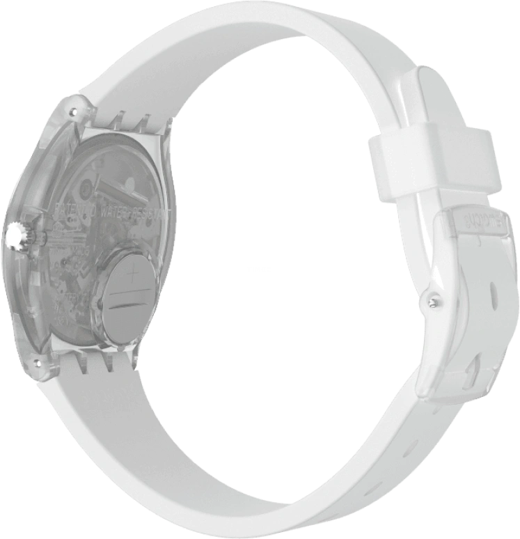 Swatch,Originals 34mm,34mm,Plastic,Blue,Pink,Sapphire,Crystal Glass,GE713