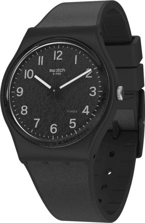 Swatch,Originals 34mm,34mm,Plastic,Black,GB326