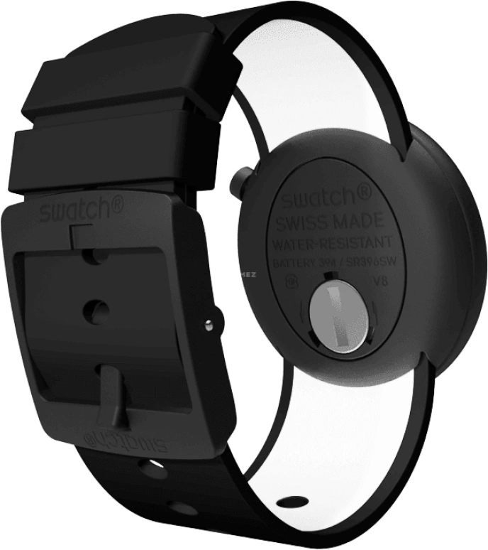 Swatch,Originals 45mm,45mm,Plastic,White,PNB700