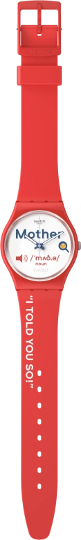 Swatch,Originals 34mm,34mm,Plastic,White,Quartz,Sapphire,Crystal Glass,Round,GZ713