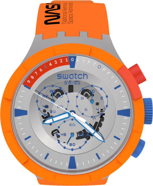 Swatch,THE BOLD 47mm,47mm,Bioceramic,Ceramic,Sapphire,Crystal Glass,SB04Z401
