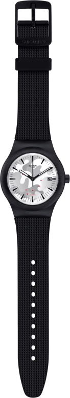 Swatch,Originals 42mm,42mm,Plastic,White,Automatic,Day,Sapphire,Crystal Glass,SUTB407