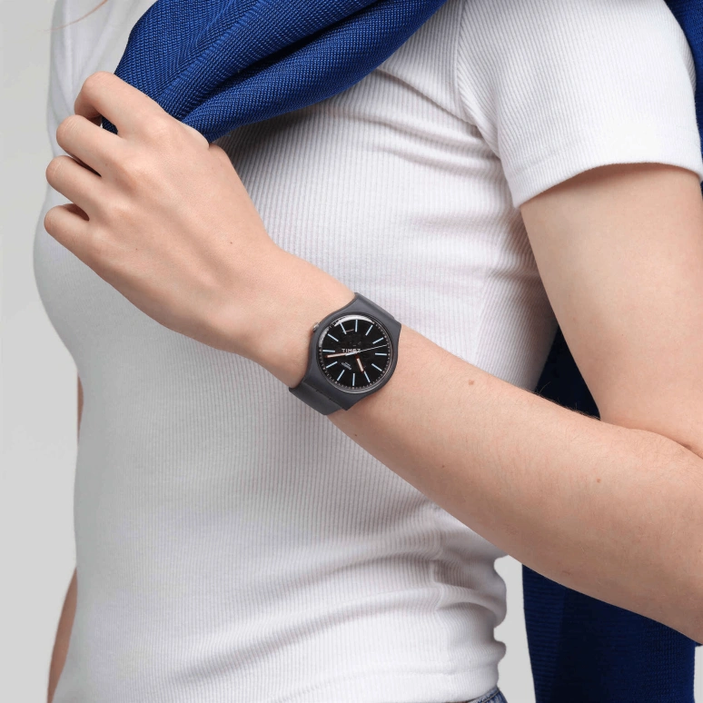 Swatch,Originals 41mm,41mm,Bio-sourced,Black,Quartz,Sapphire,Tonneau,SO29A101