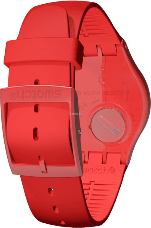 Swatch,Originals 41mm,41mm,Plastic,Red,SUOR106