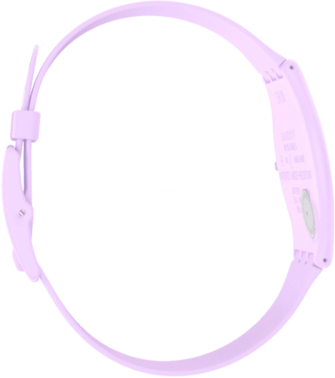 Swatch,SKIN 34mm,34mm,Ceramic,Multi-Color,Quartz,Round,Pink,SS09V101