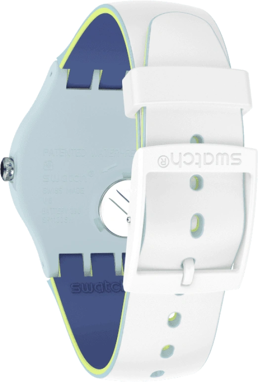 Swatch,Originals 41mm,41mm,Plastic,White,SUOS404