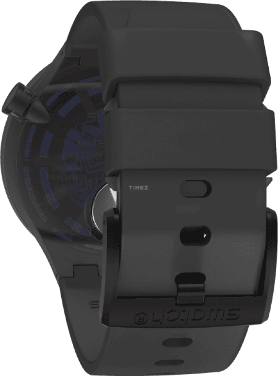 Swatch,THE BOLD 47mm,47mm,Plastic,Blue,SO27B111