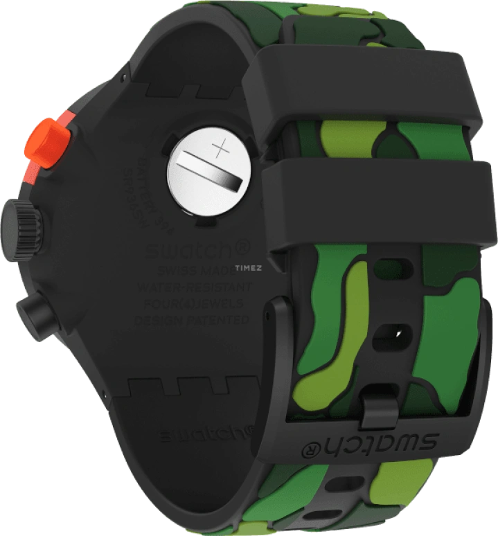 Swatch,THE BOLD 47mm,47mm,Plastic,Black,SB02B409