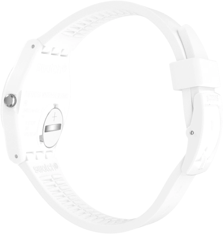 Swatch,Originals 39.20mm,39.20mm,Plastic,White,Sapphire,Crystal Glass,GW716