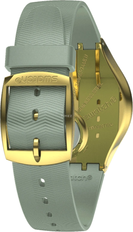 Swatch,SKIN 38mm,38mm,Gold,Closed,SYXG113