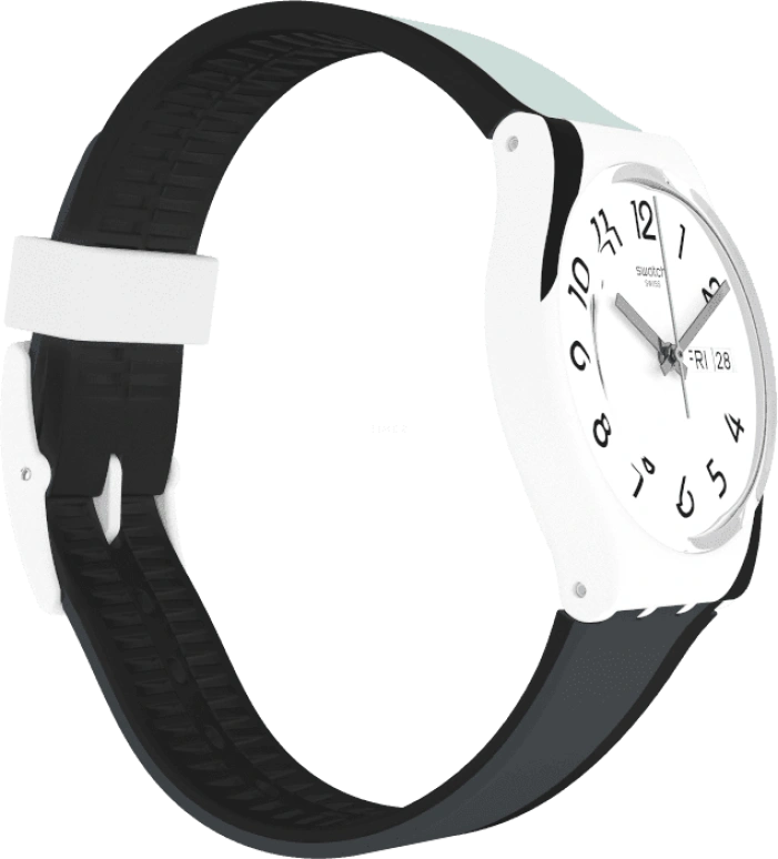 Swatch,Originals 34mm,34mm,Plastic,White,GW711