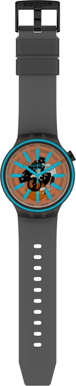 Swatch,THE BOLD 47mm,47mm,Plastic,Coffee,Brown,SO27B112