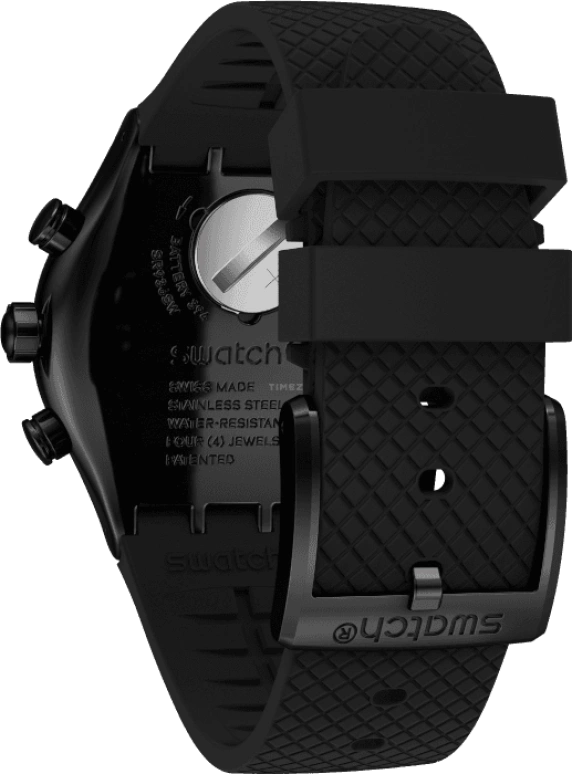 Swatch,IRONY 43x49mm,43x49mm,Black,YVB408