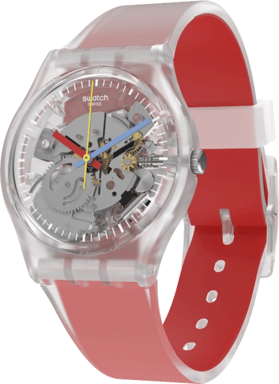 Swatch,CLEAR 34mm,34mm,Open,GE292