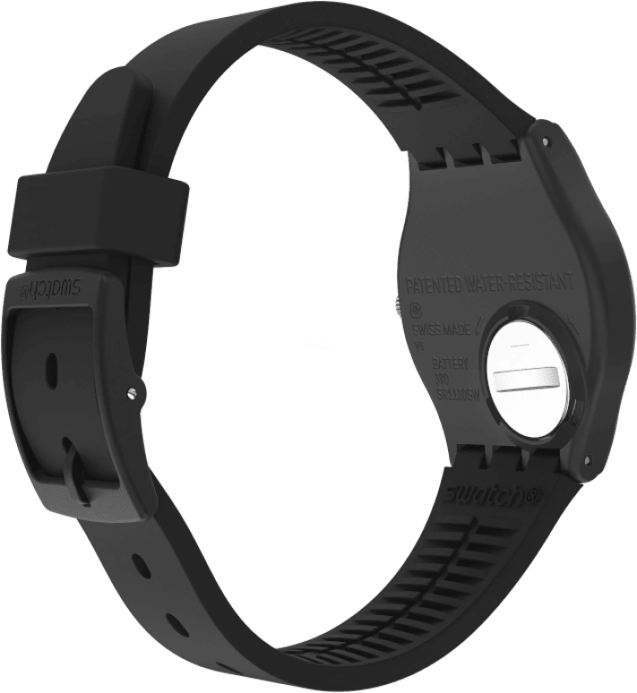 Swatch,Originals 34mm,34mm,Plastic,Black,Closed,GB330